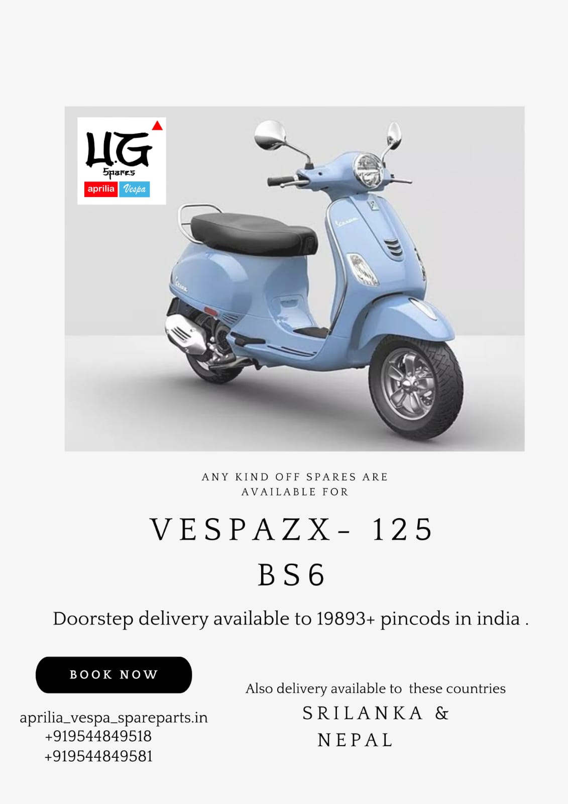 Aprilia / Vespa Scooter Model 2