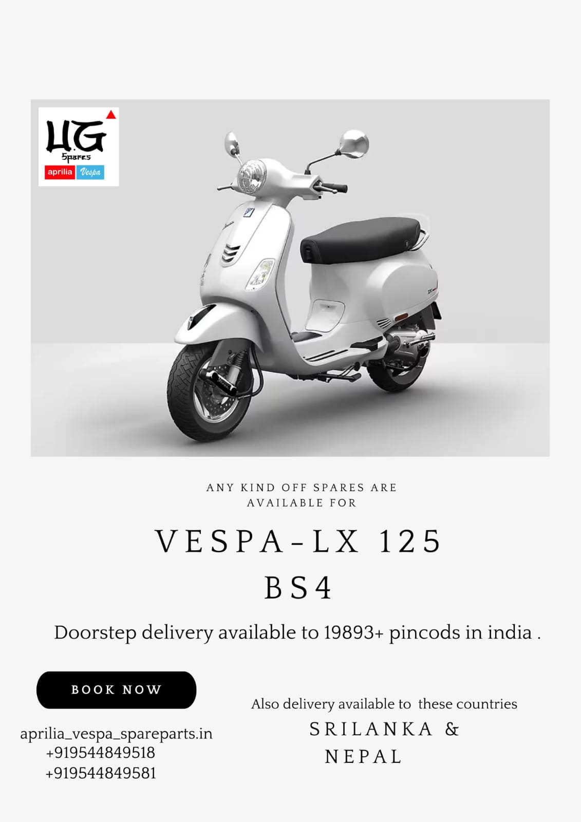 Aprilia / Vespa Scooter Model 4