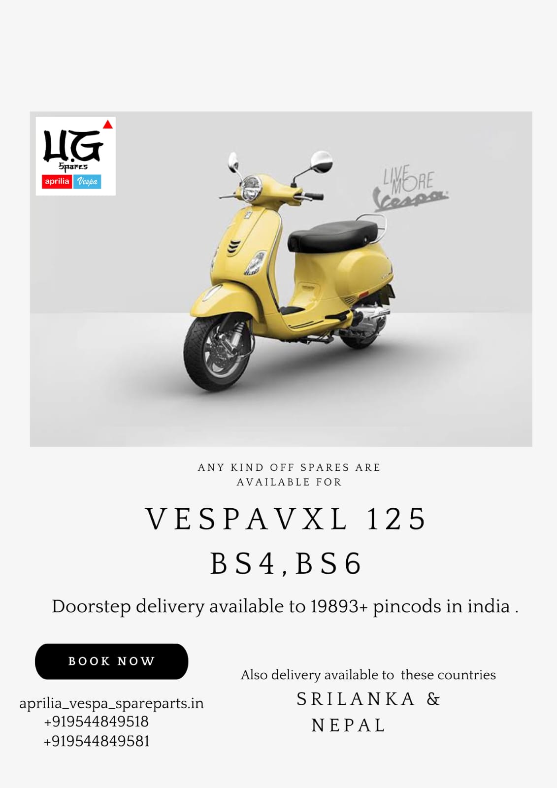 Aprilia / Vespa Scooter Model 5