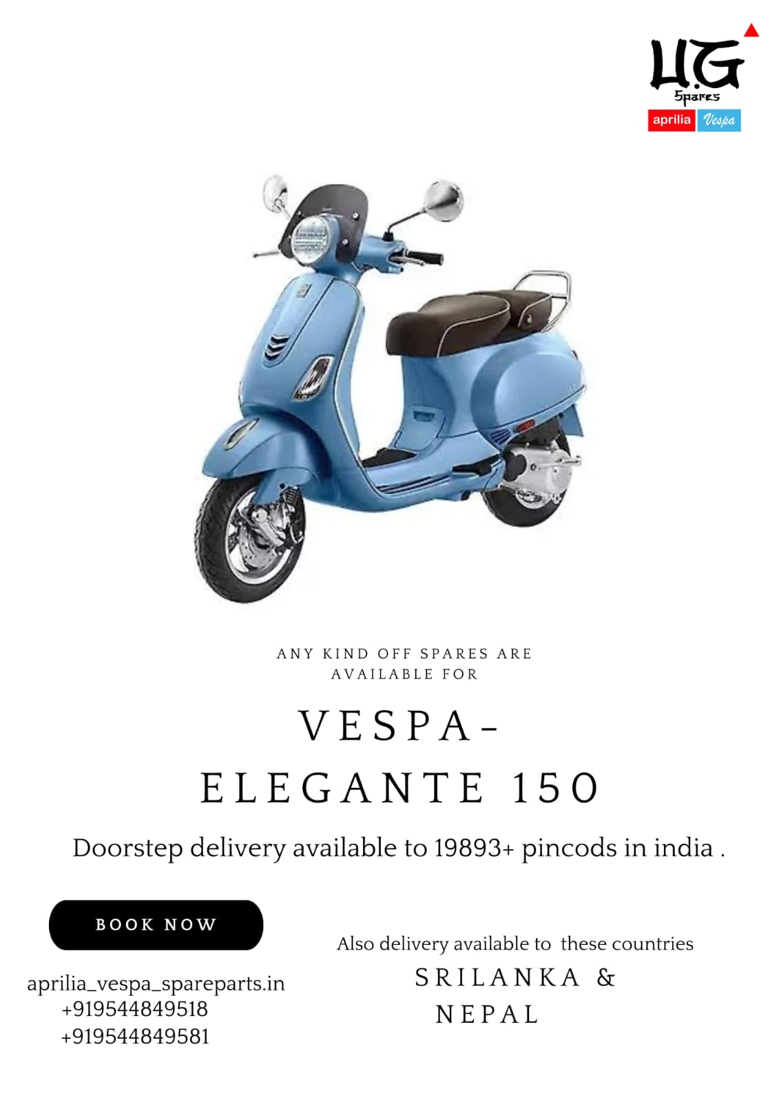 Aprilia / Vespa Scooter Model 8