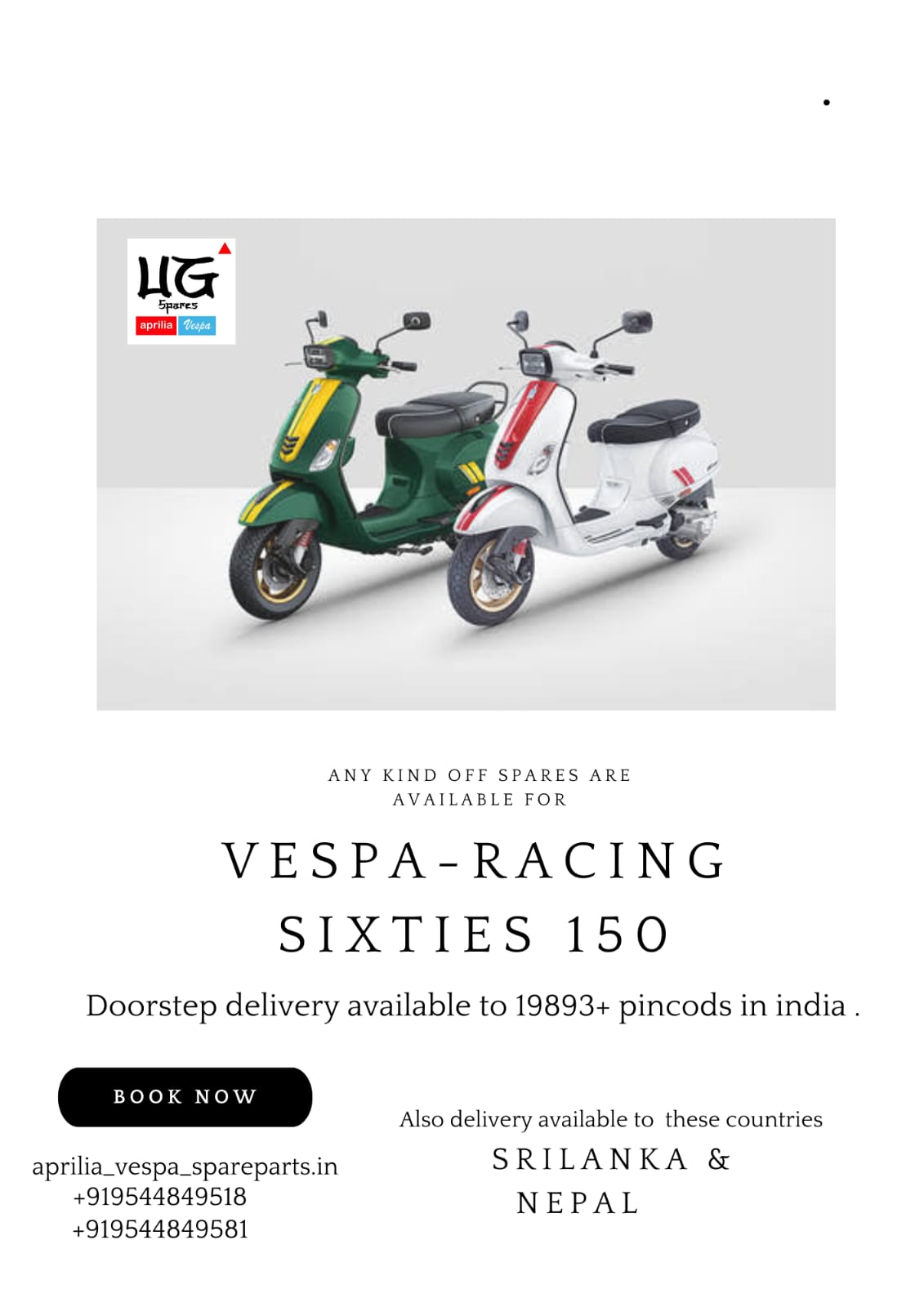 Aprilia / Vespa Scooter Model 9